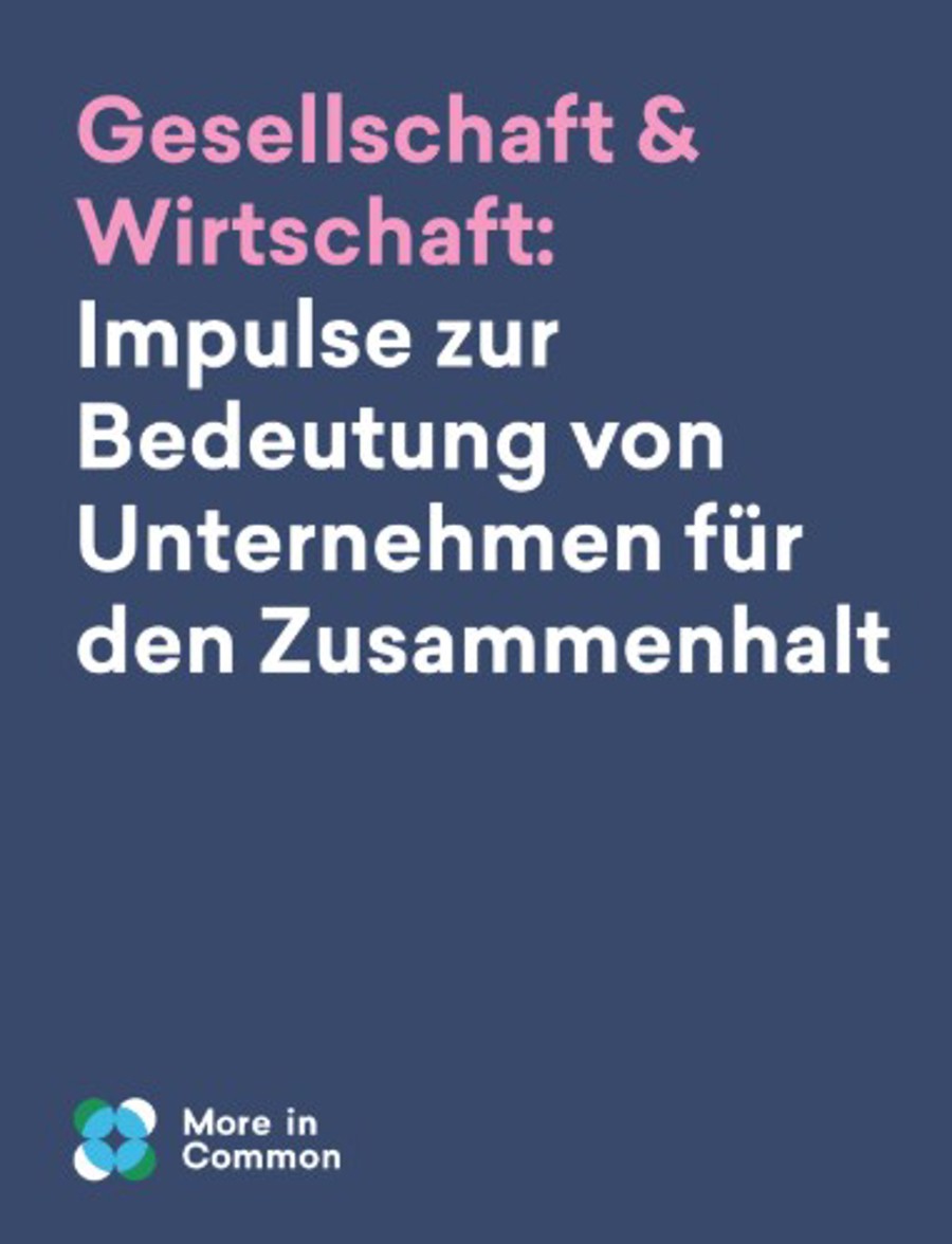 Society & Economy: What role companies play in cohesion