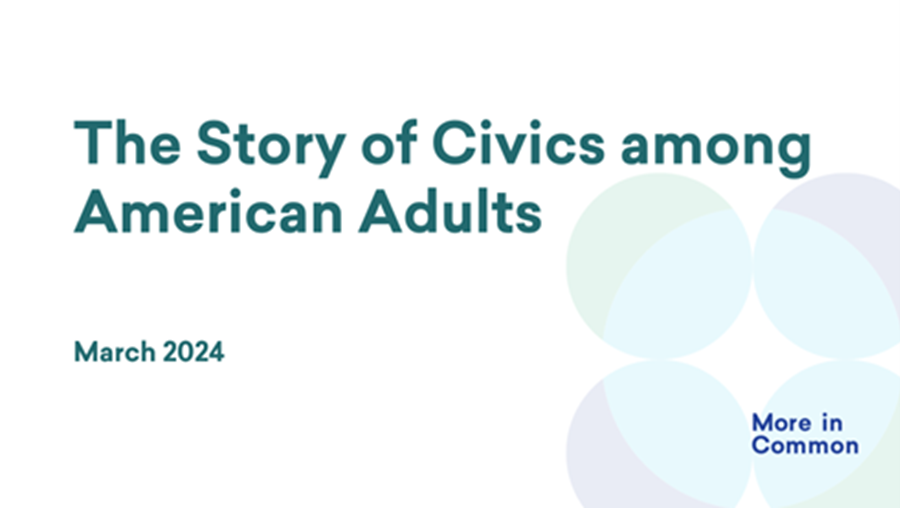 The Story of Civics among American Adults