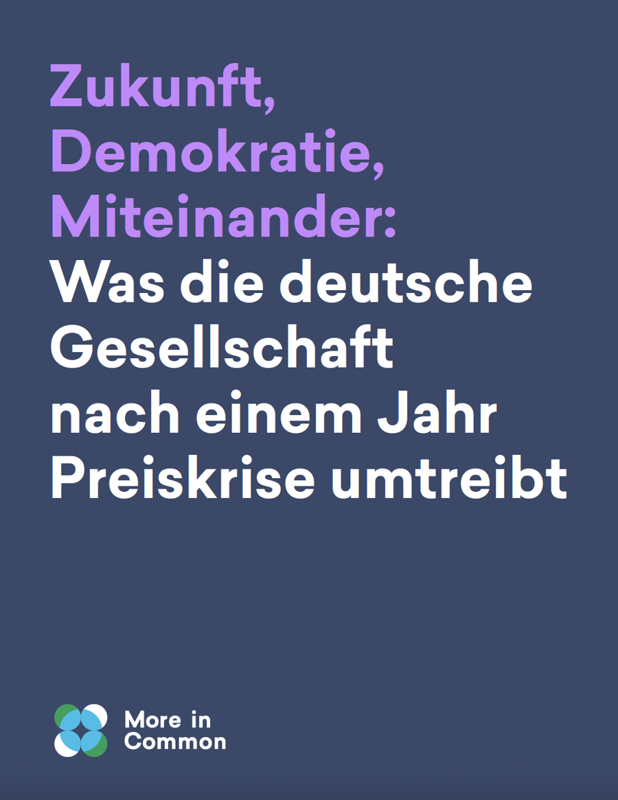 The future, democracy, togetherness: what's on the mind of German society after a year of price crisis